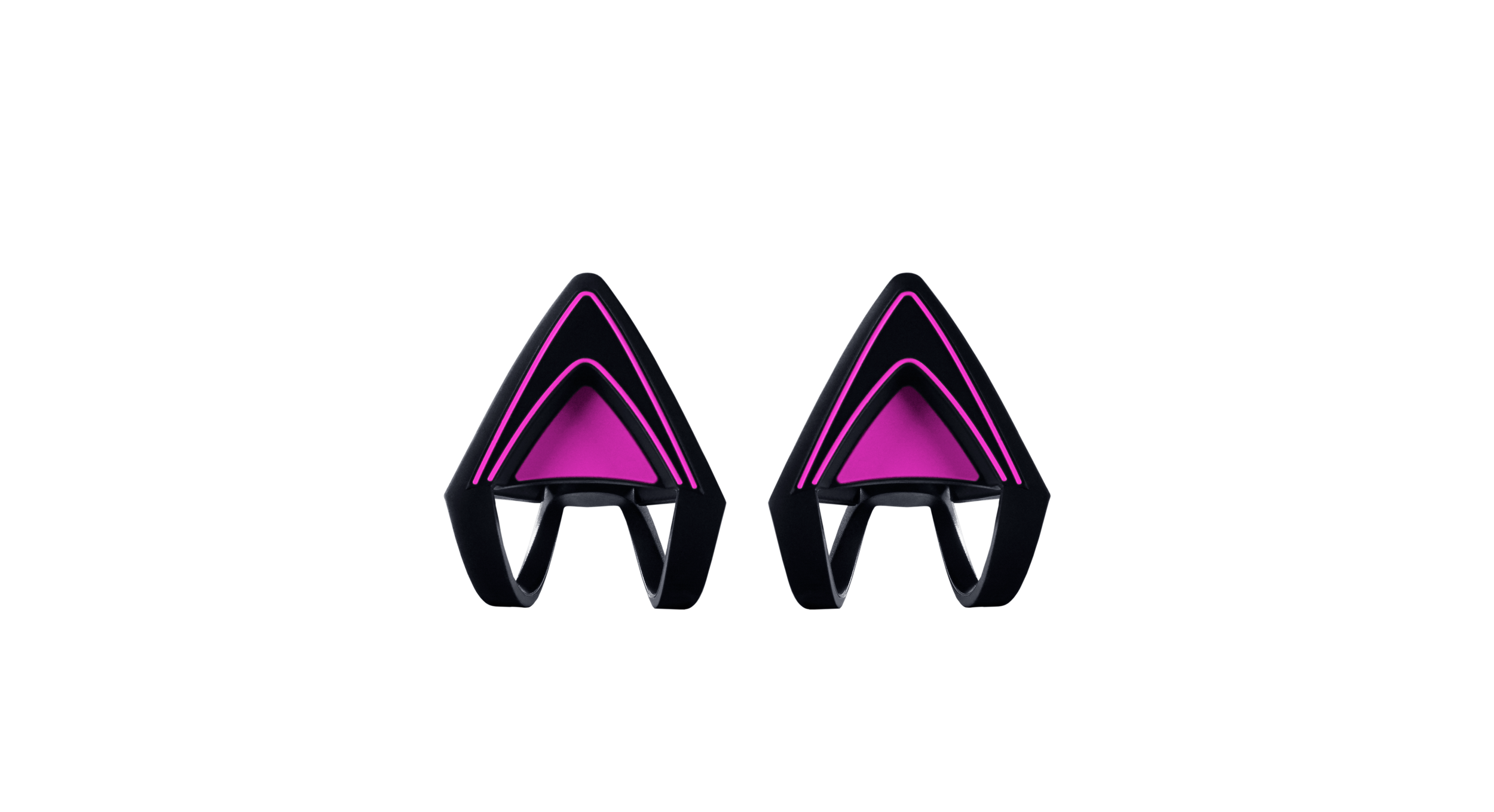 Kitty Ears Neon-Violett für das Kraken Headset