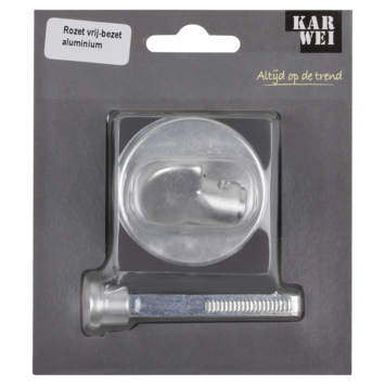KARWEI vrij-bezet rozet rond aluminium
