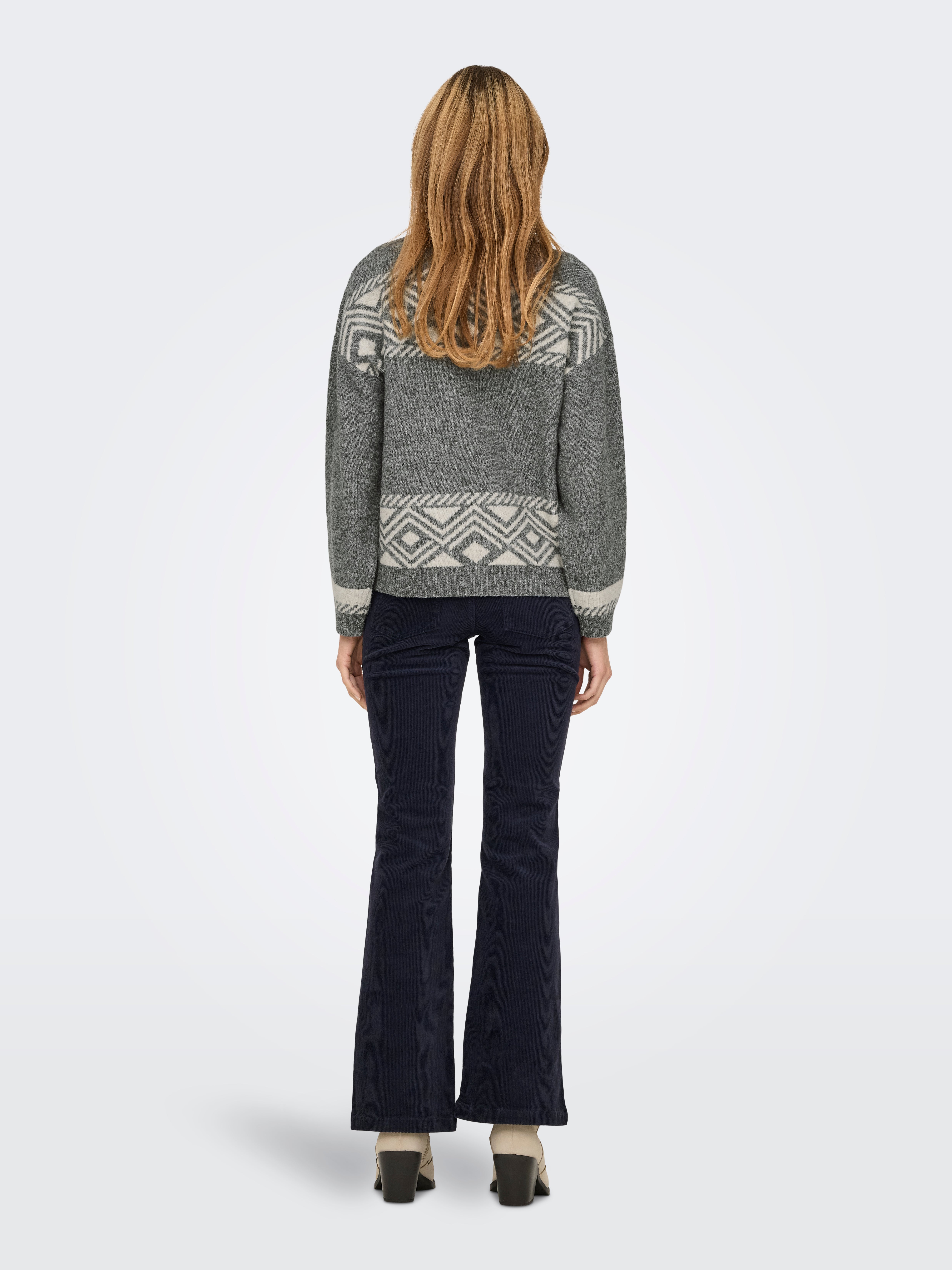 ONLVICTORIA Strickpullover Medium Grey Melange