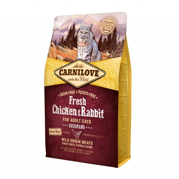 CARNILOVE Fresh Adulte gourmand Poulet & Lapin