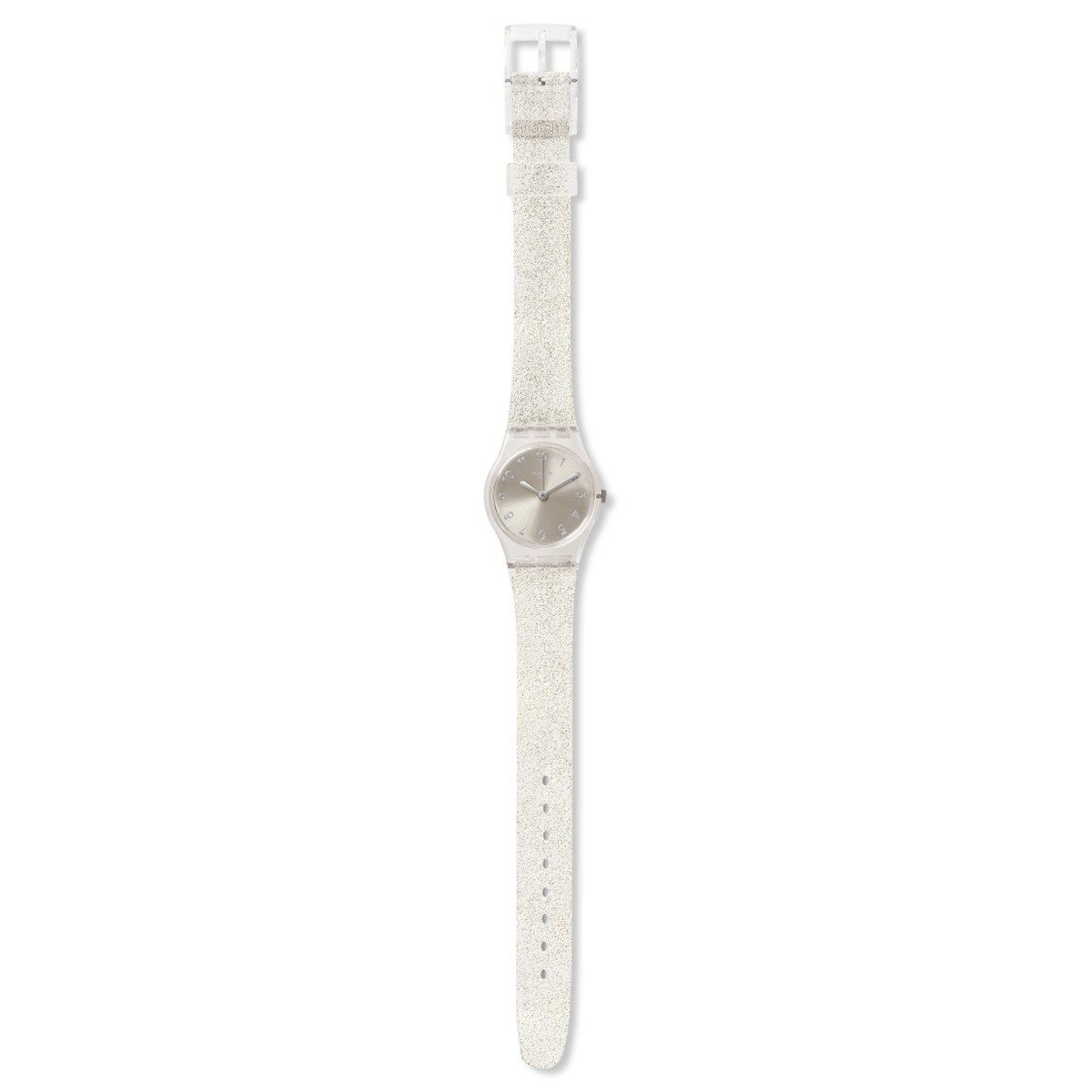 Montre Swatch Silver glistar femme plastique