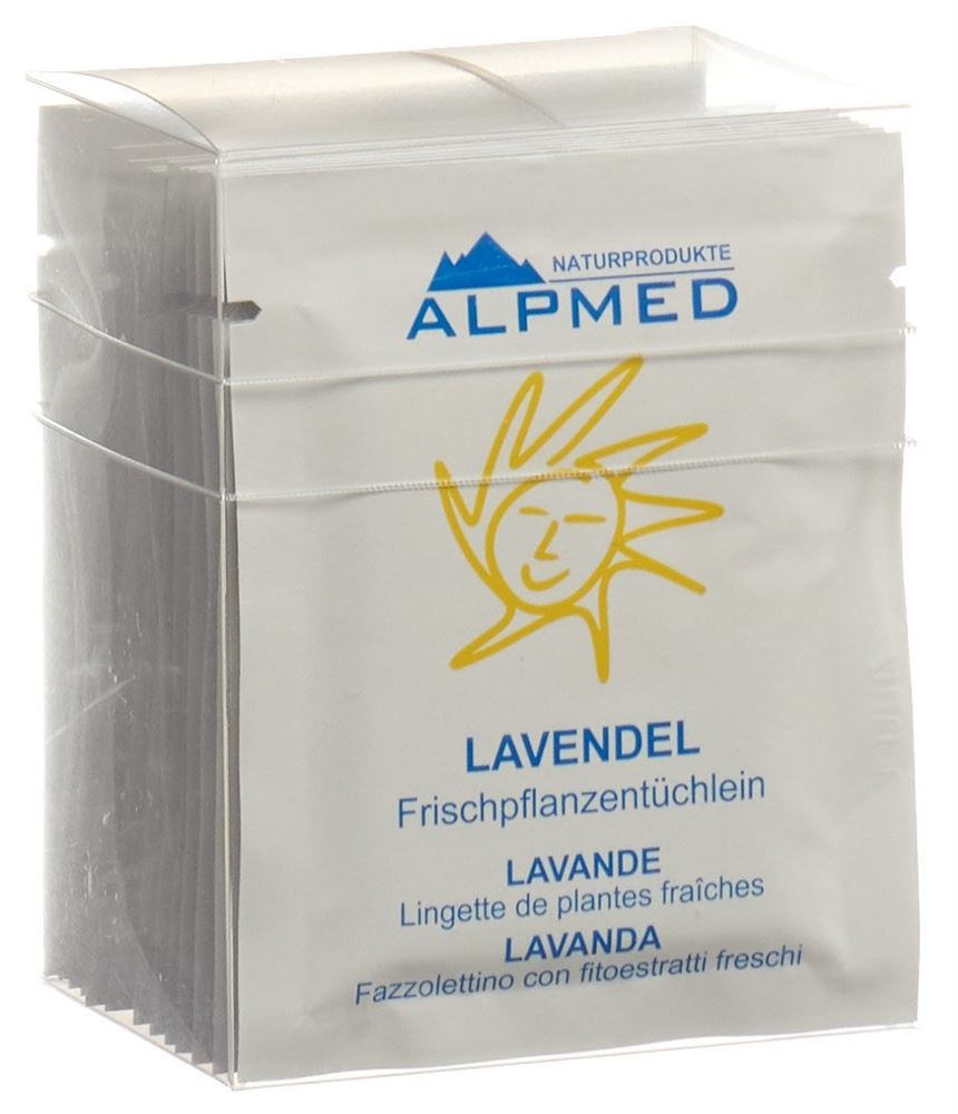 Alpmed Frischpflanzentüchlein<br>13 Stück, Lavendel