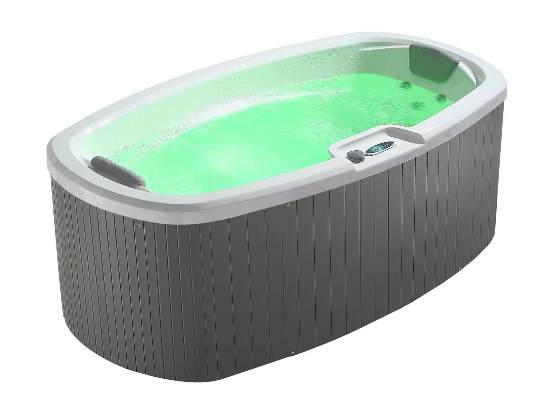 SPA 2 places blanc perlé - 14 jets - L210 x P110 x H74 cm - Système BALBOA - SAMOA IV