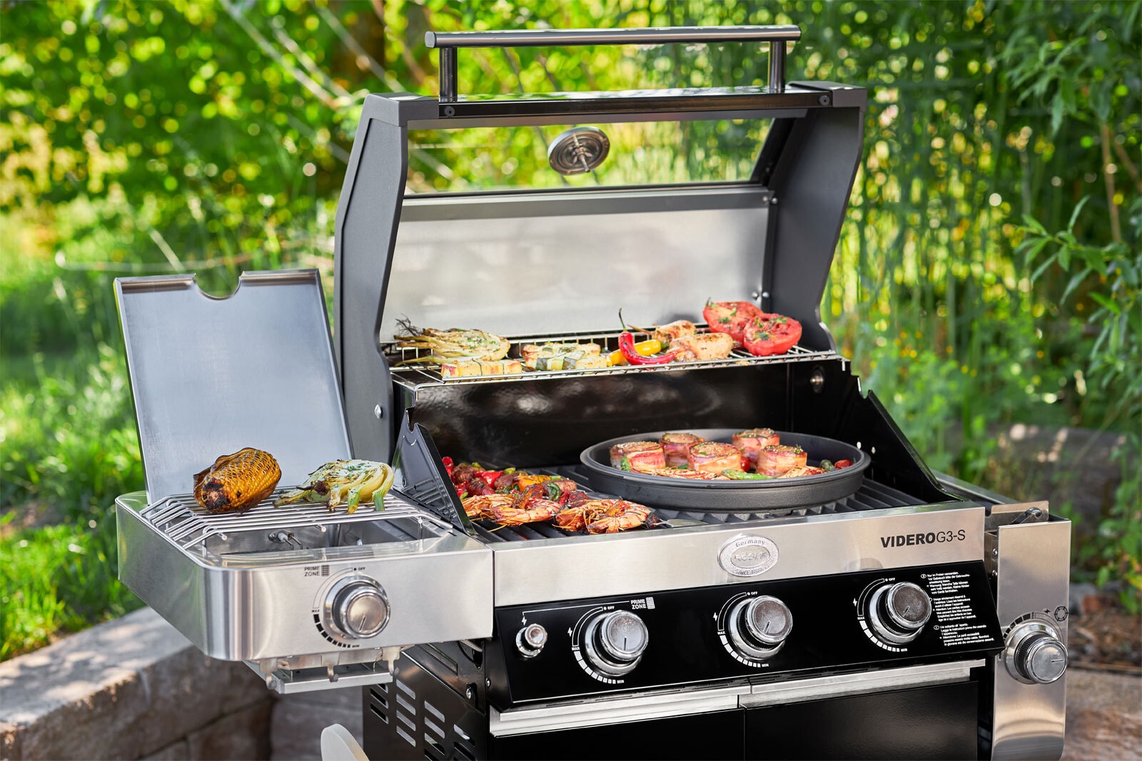 RÖSLE Gasgrill VIDERO G3-S Vario+ schwarz