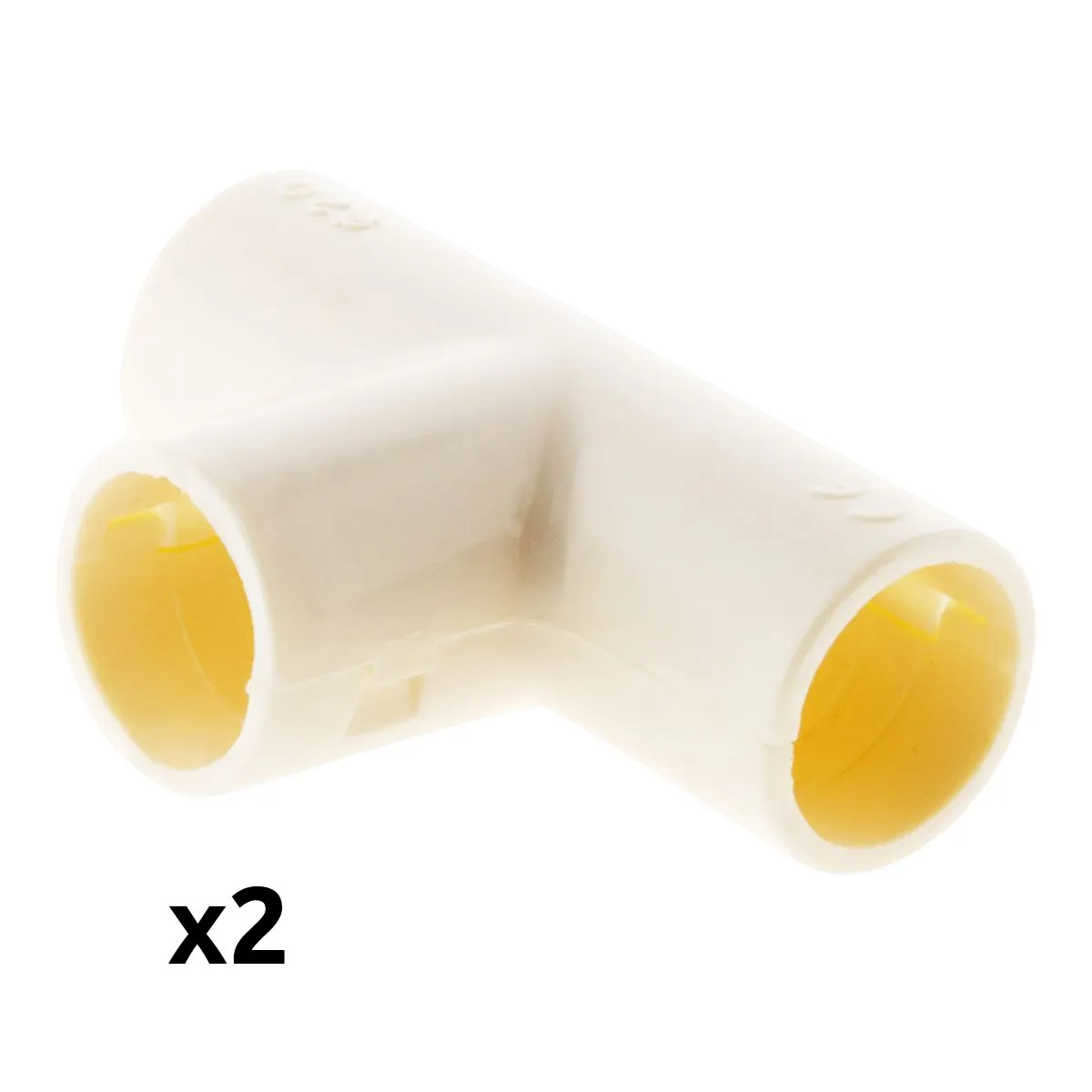 Zenitech Tés Tube IRL Ø20mm - Blanc