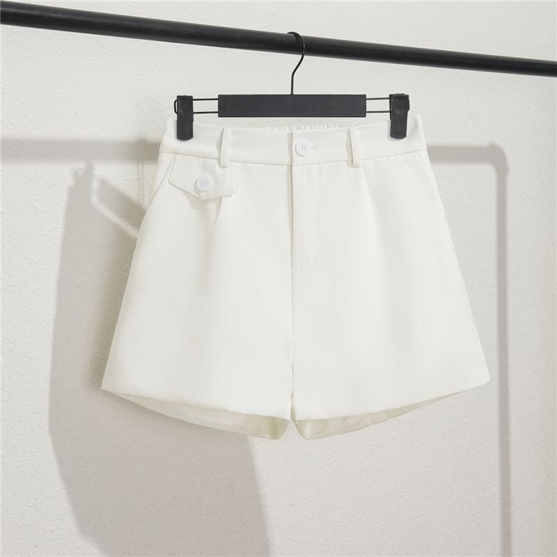 Triplgold - Effen korte jurk met elastische taille