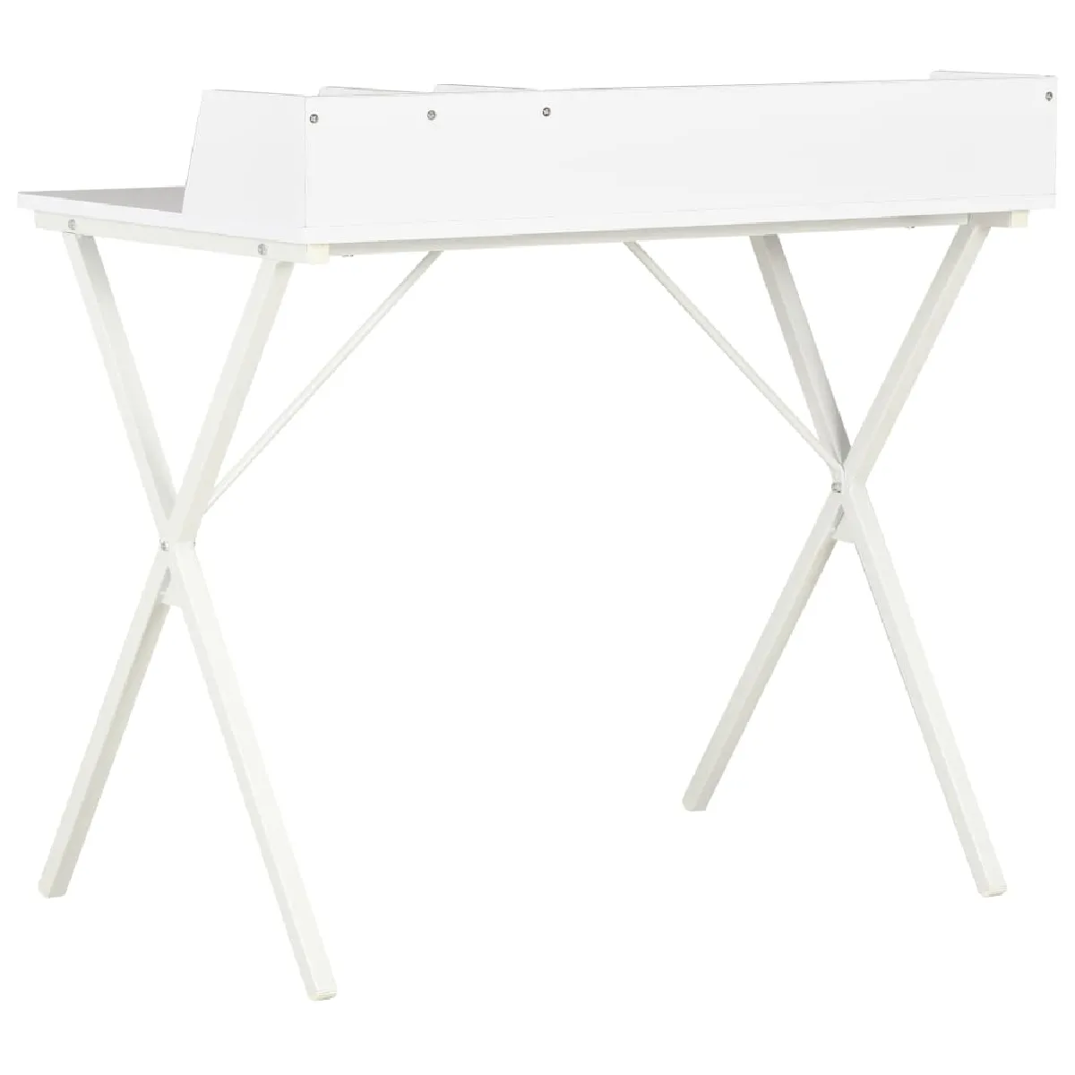 vidaXL Bureau Blanc 80x50x84