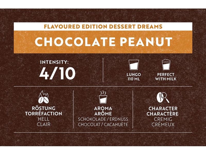 Café Royal Kaffeekapseln für Nespresso Chocolate Peanut 100 Kaffeekapseln für Nespresso Maschinen