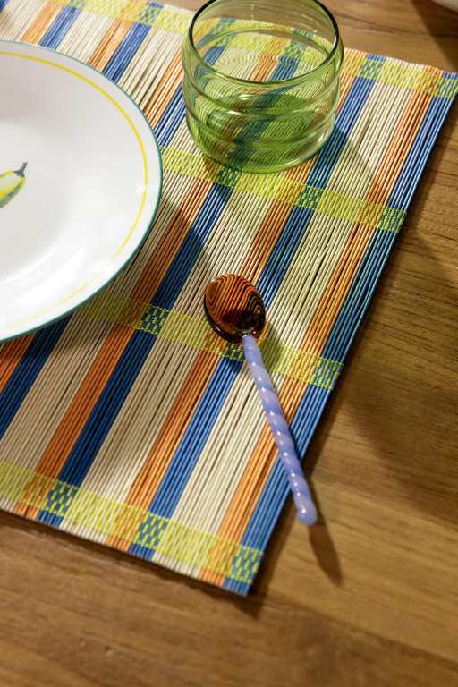 &klevering Duet lepels set van 4 groen