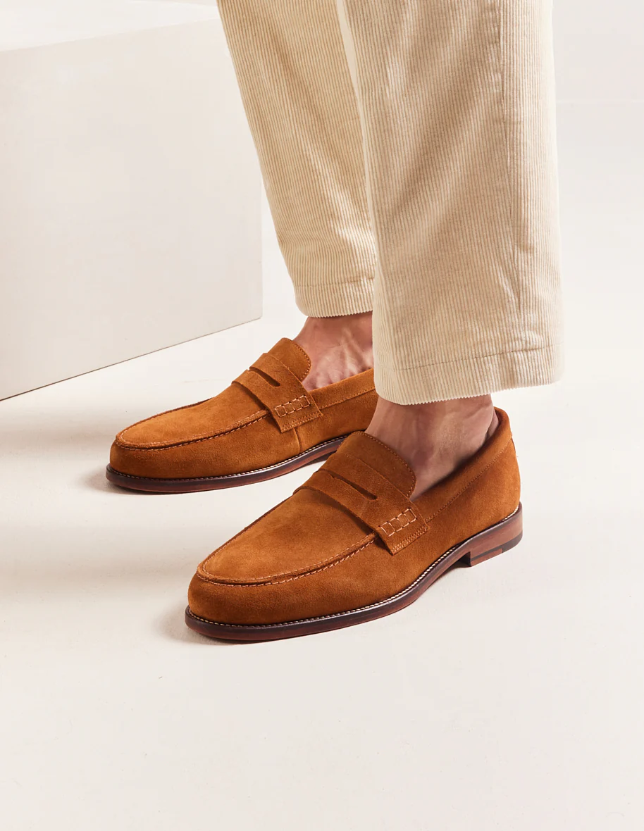 Mocassins Marlo - Suède ambre