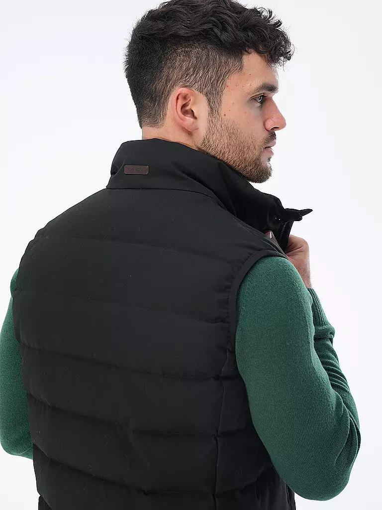 GIMO'S Steppgilet schwarz