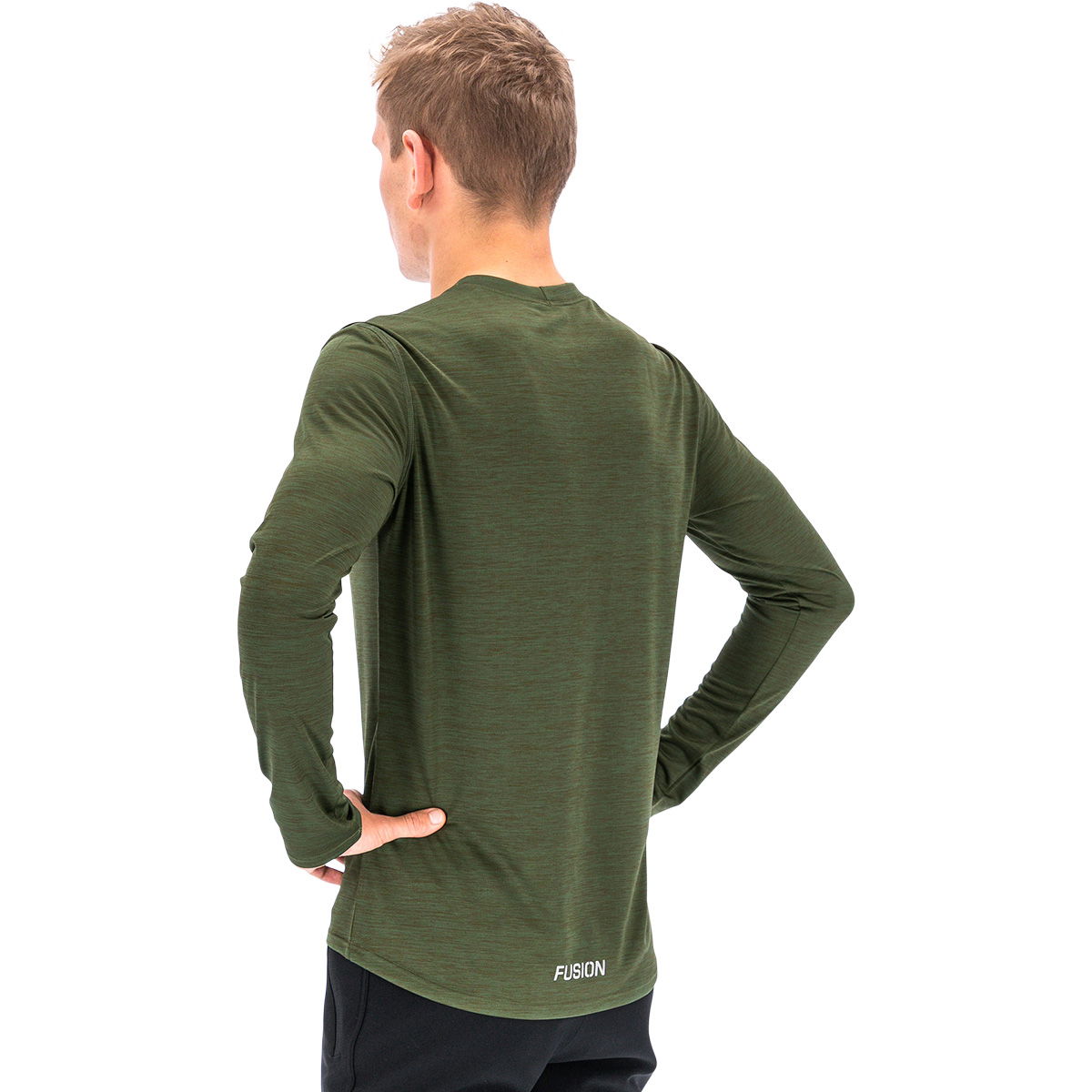 FUSION C3 Langærmet Løbe T-shirt Herre