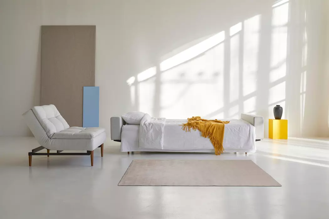 Schlafsofa mit Armlehnen Dublexo Styletto dunkel
