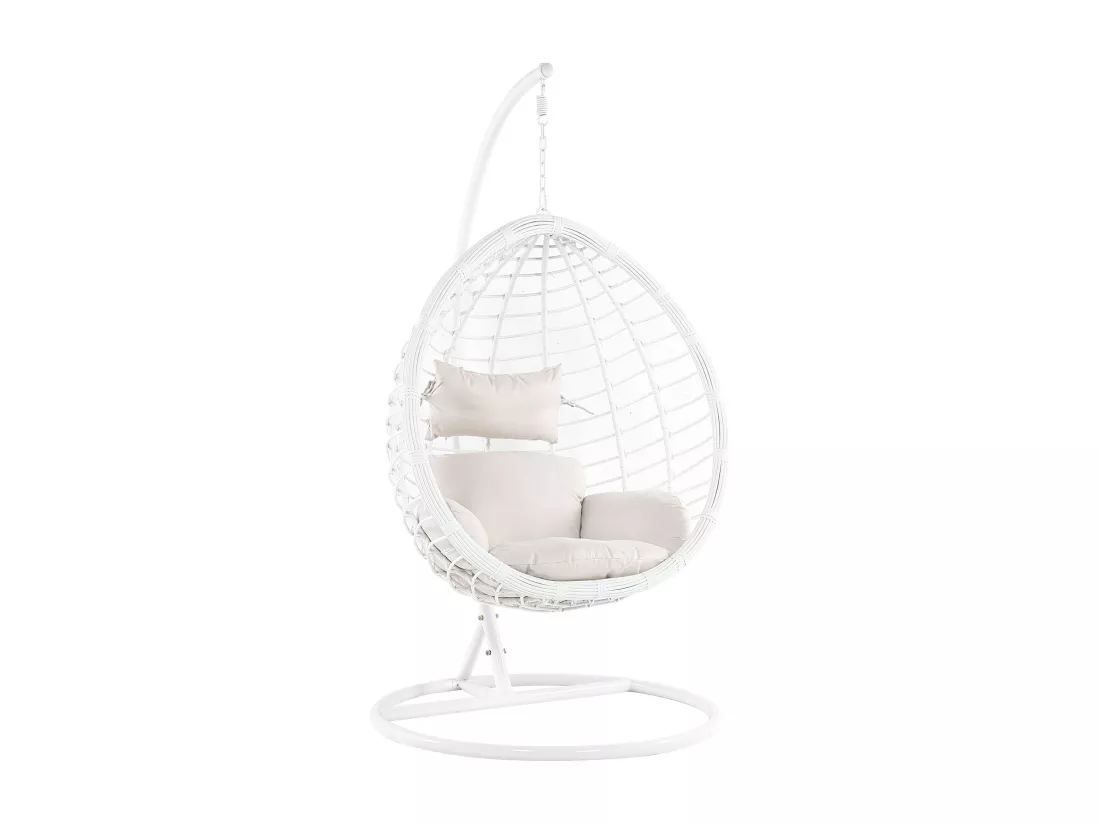 Fauteuil suspendu avec support FANO Blanc