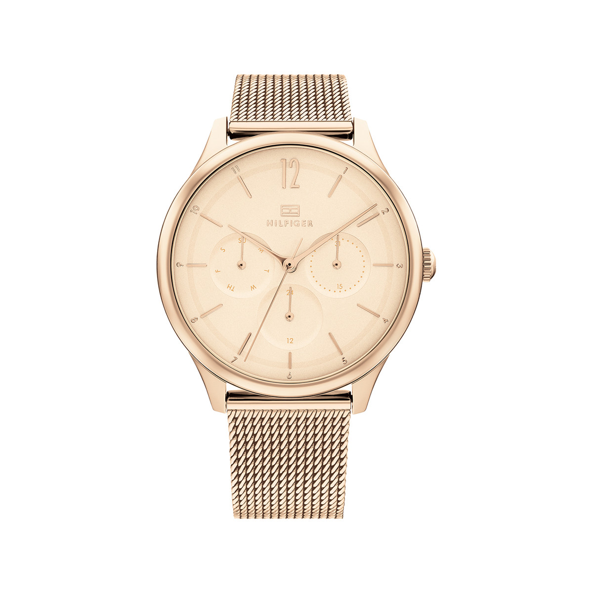 Montre Tommy Hilfiger femme acier dore rose