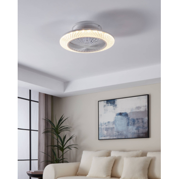 Eglo plafondventilator Malinska met lamp 38W wit