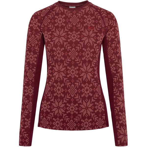 T-shirt thermique KARI TRAA EDITH LS ROUGE