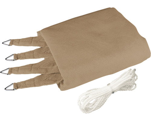 Capri rechthoekige parasol 3x4m zand