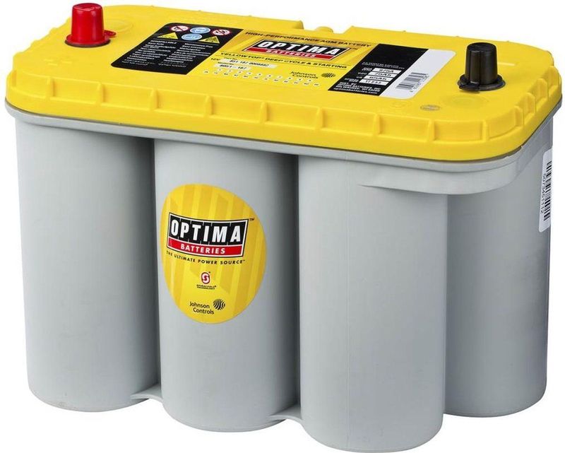 Optima accu met gele bovenkant 12 V 75 Ah YT S-5.5