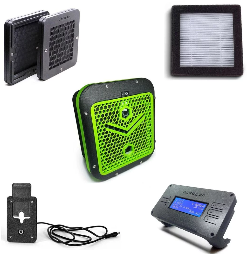 Alveo3D  AlveoONE Bundle, 1 Set    Saubere Luft & smarte Kontrolle für deinen 3D Druck