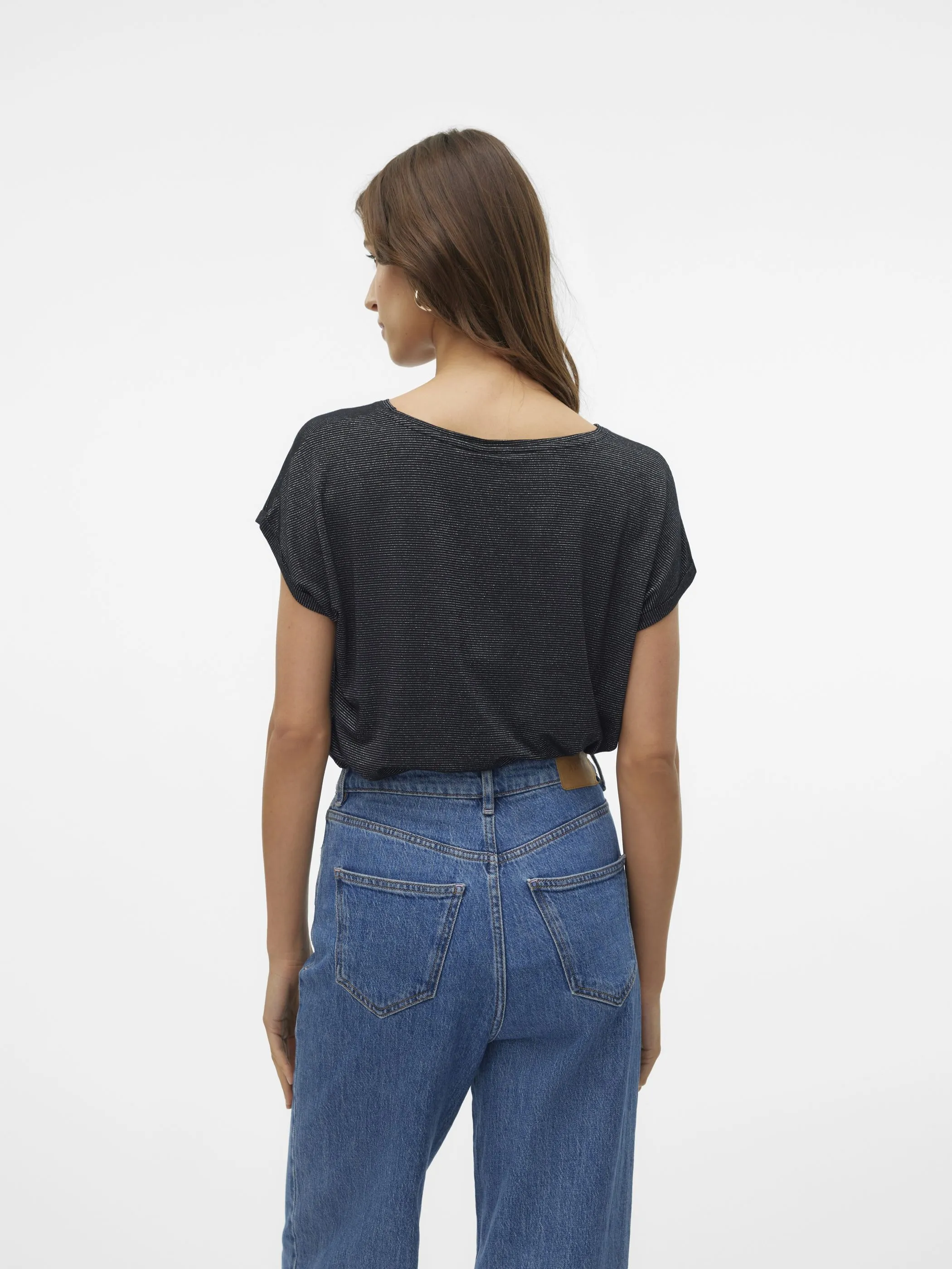 Vero ModaVMLAVA PLAIN SS TOP L Shirt
