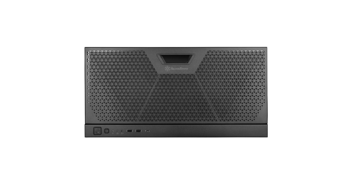 SilverStoneRM51 rack behuizing  (Zwart | 5U | 2x USB-A | 1x USB-C)