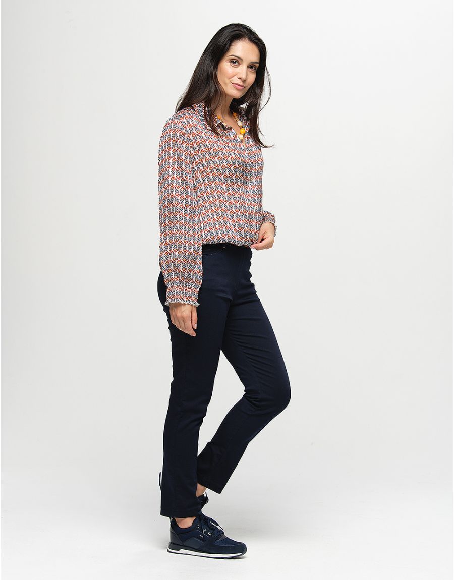 Blouse fluide imprimée