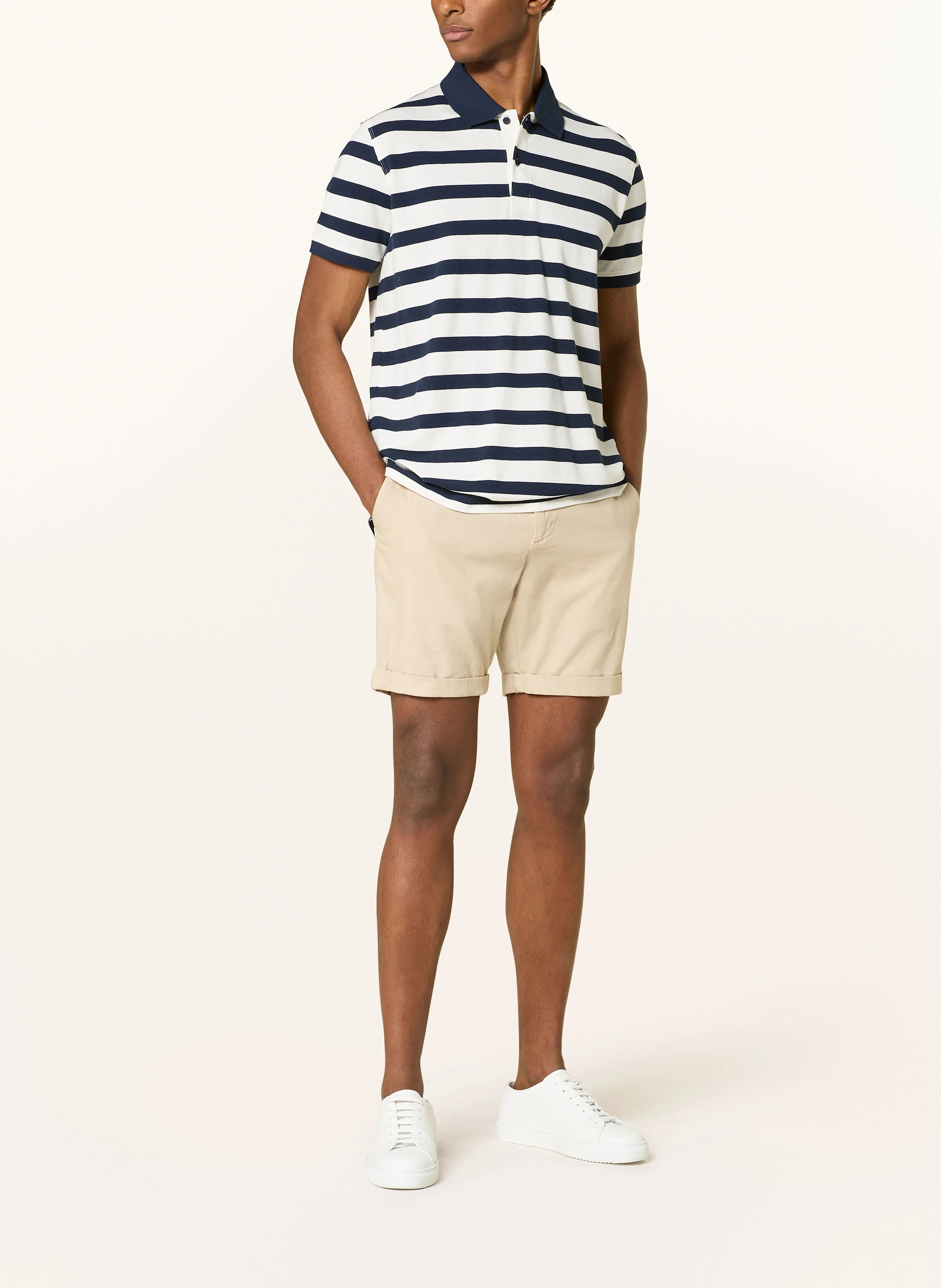 STROKESMAN'S Piqué-Poloshirt