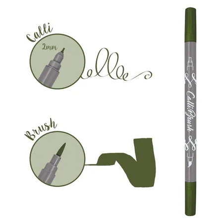 ONLINE Calli.Brush Pen Olive