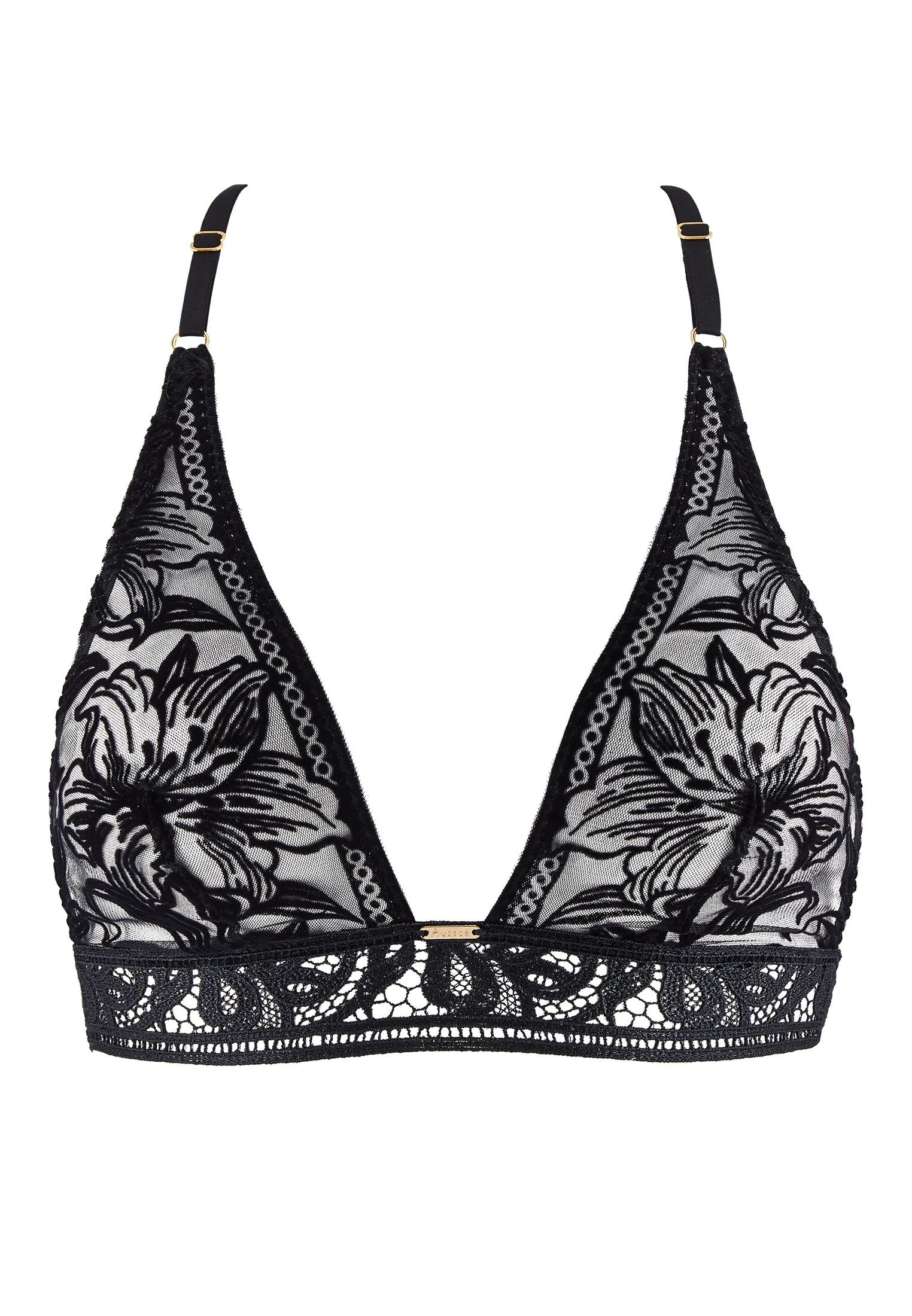 COEUR A CORPS - Soutien-gorge triangle bralette | Noir