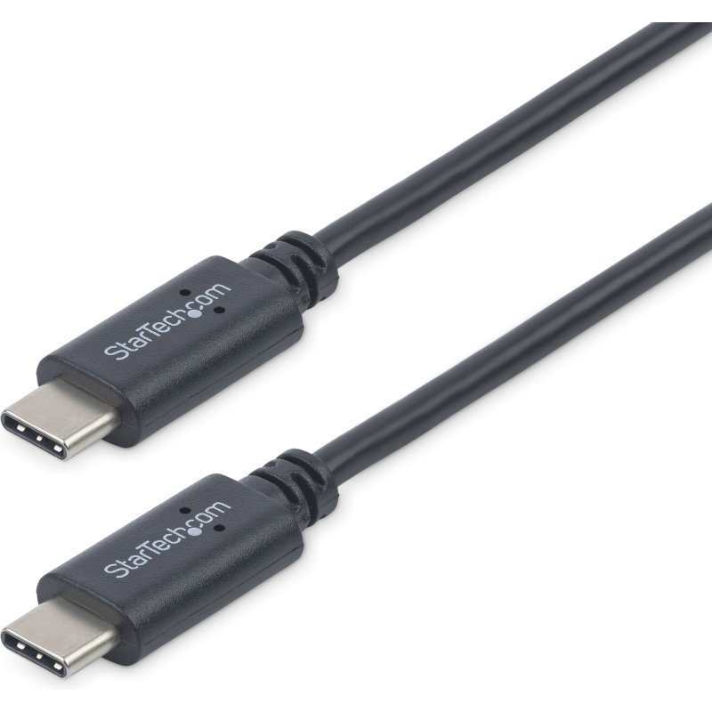 StarTech.com Câble de Charge USB-C de 1m, Charge et Synchronisation, 60W (3A) PD, Câble de Charge USB 2.0, Certifié USB-IF - Cordon de Charge USB C