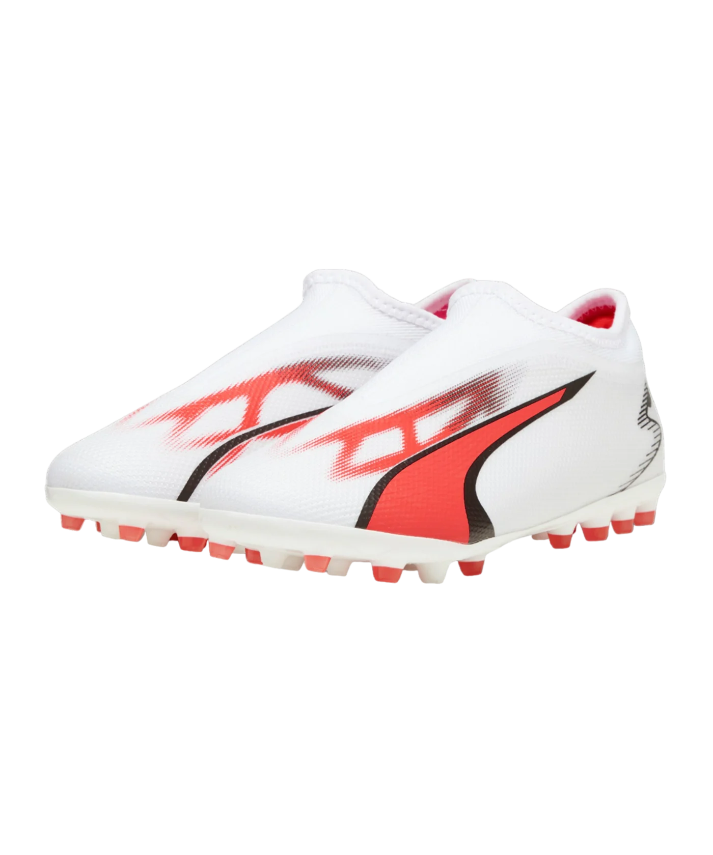 PUMA ULTRA Match LL MG Breakthrough Jr Kids Weiss Rot F01