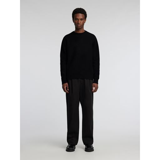 Annarr Ragi Wool Striktrøje, Black, M