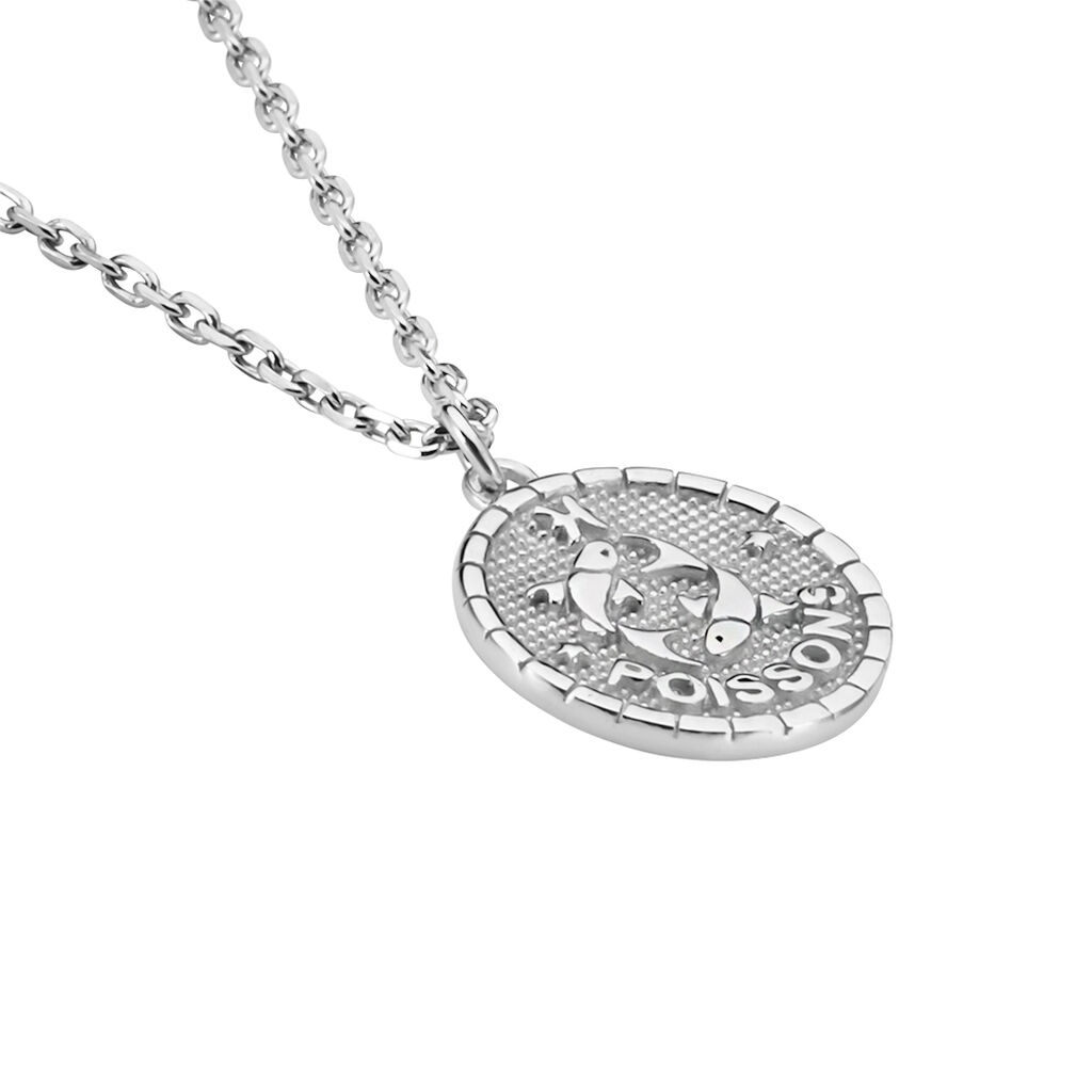 Collier Argent Blanc Hosni