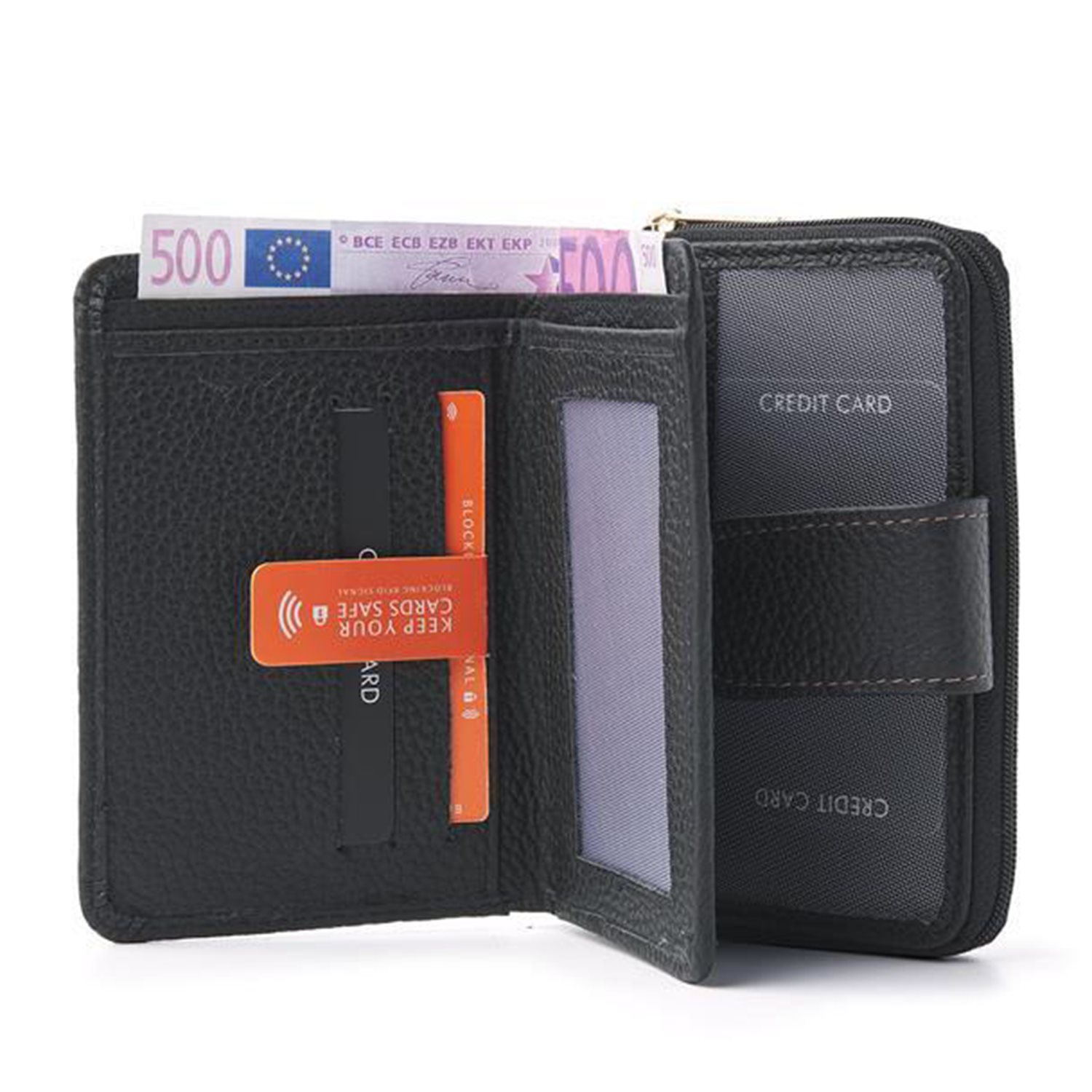 dR Amsterdam Mint Ladies Wallet black