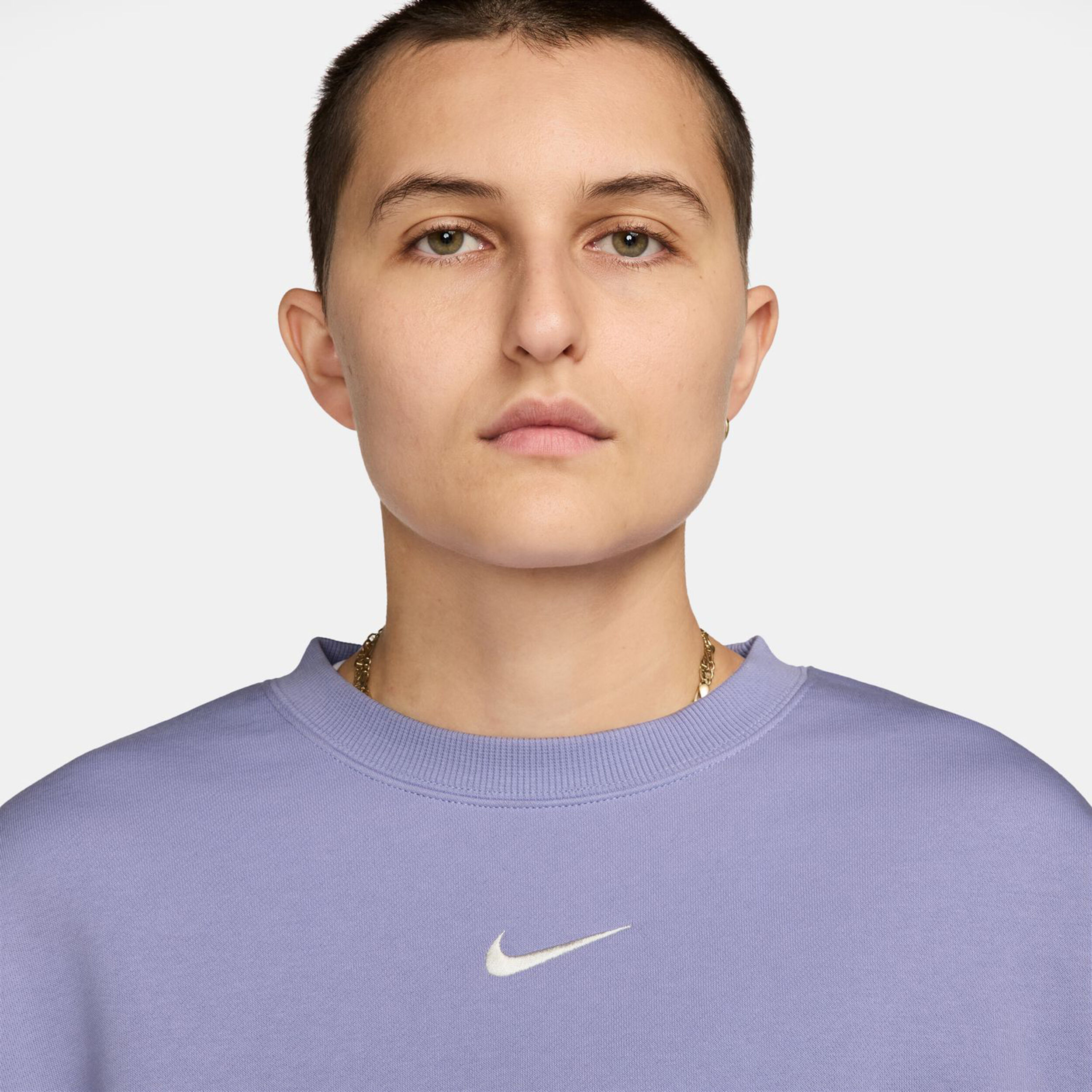Nike Sportswear Phoenix Fleece Oversized Crew Sweat-shirt Femmes - Violet