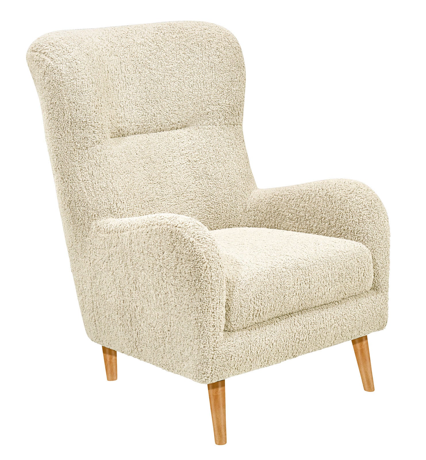 Ohrensessel Carlo 75x103x96 cm cream