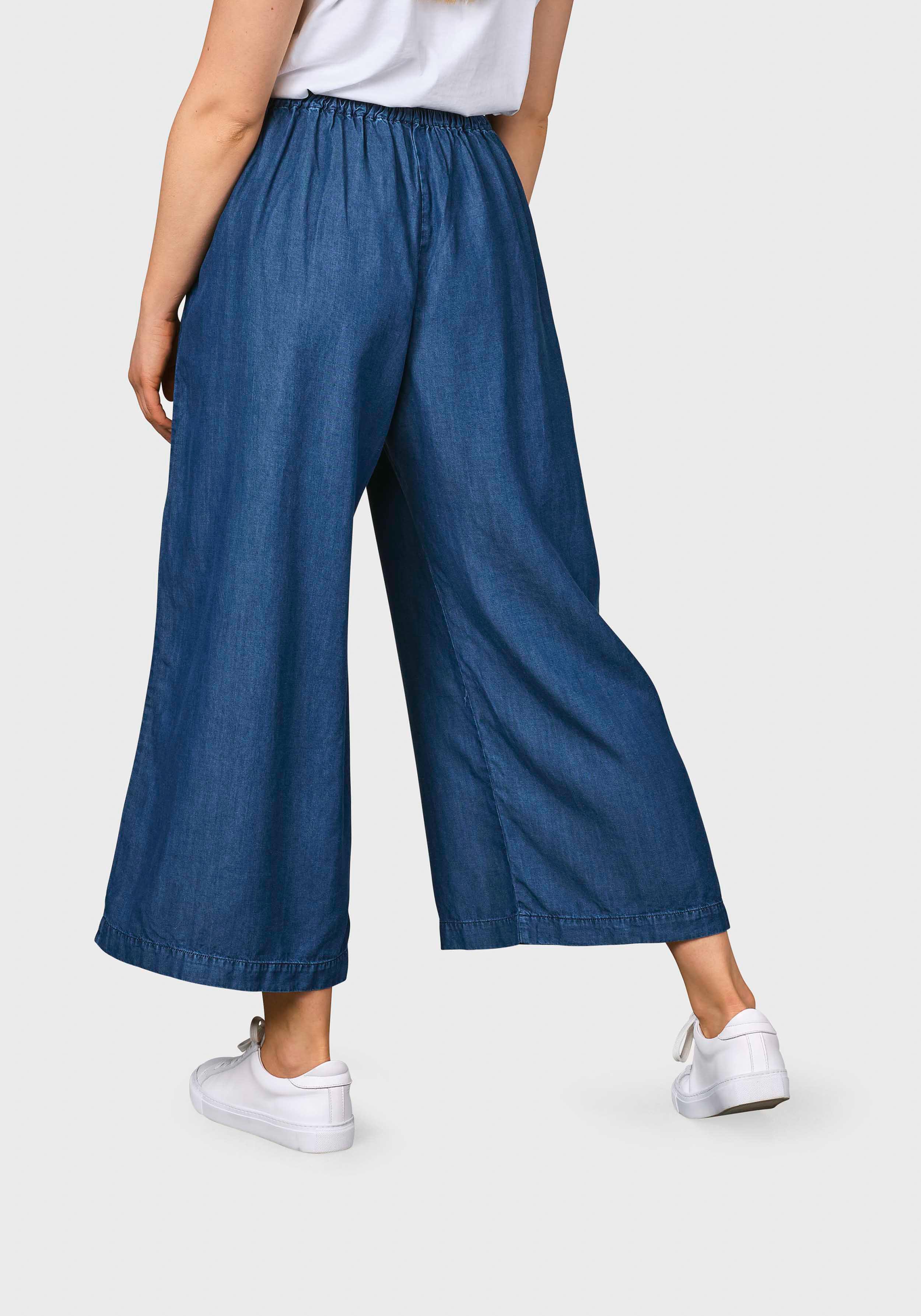 Klitmøller Collective Hose Leonora Pant Dark Blue Chambrey