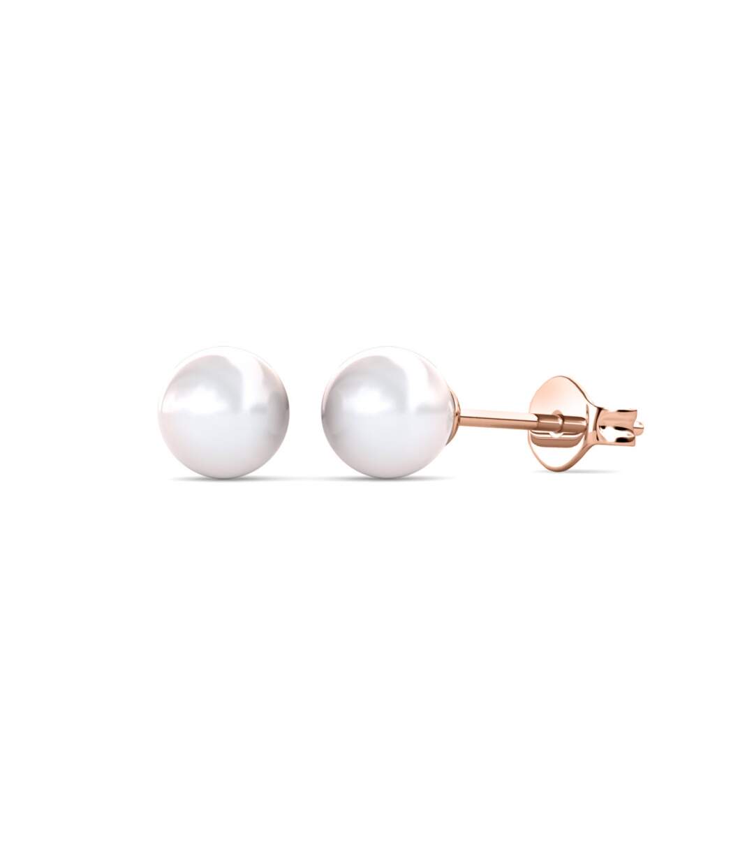 Parure Full Moon Crystal Pearl - Or Rosé et Cristal