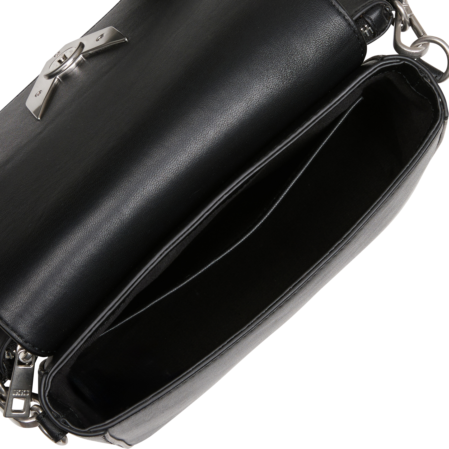 111 - Sac bandoulière en cuir | Noir