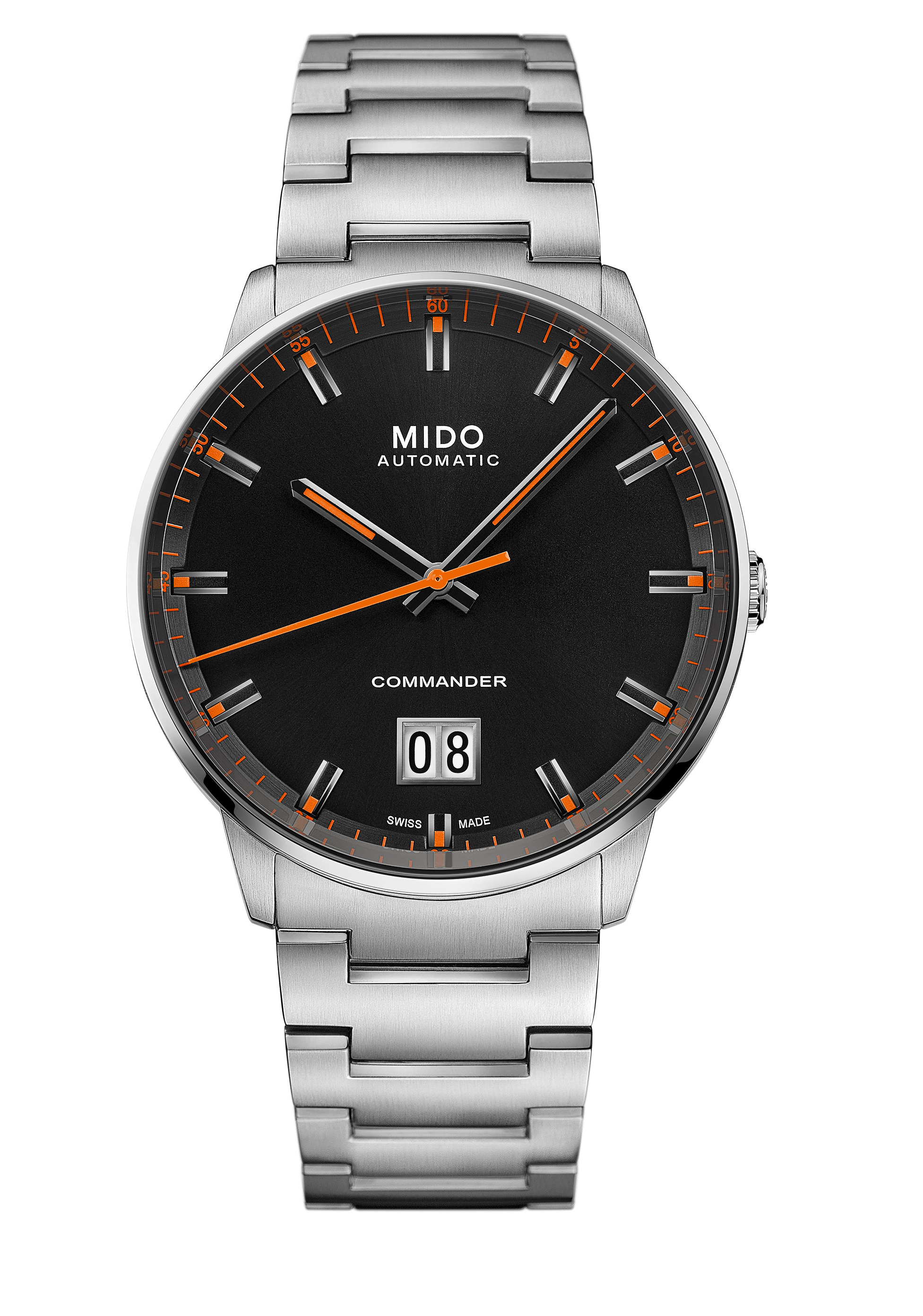 Mido Commander Big Date Herrenuhr Schwarz