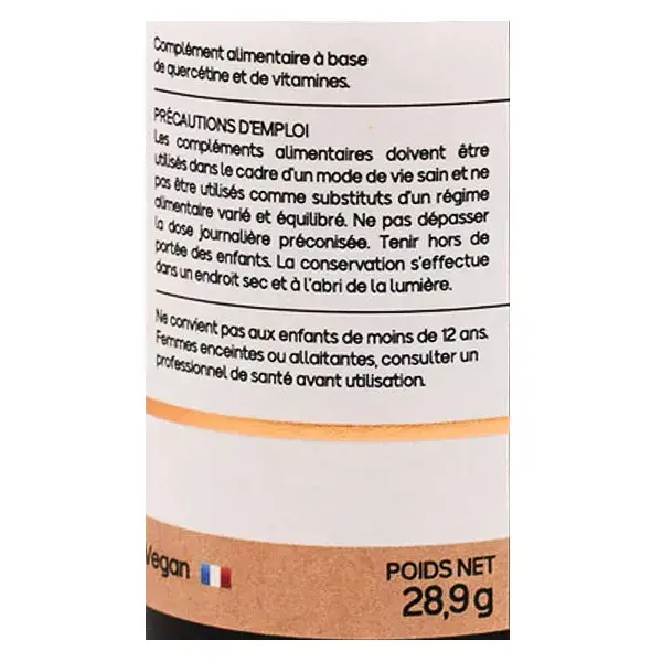 Nat & Form Quercetina + Vitaminas C e D Antioxidante 60 Cápsulas