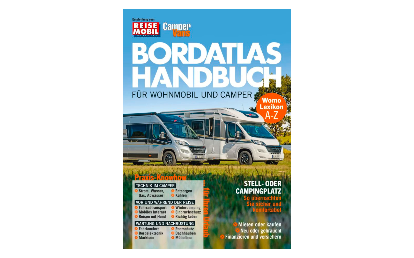 Das Bordatlas Handbuch für Wohnmobil und Camper