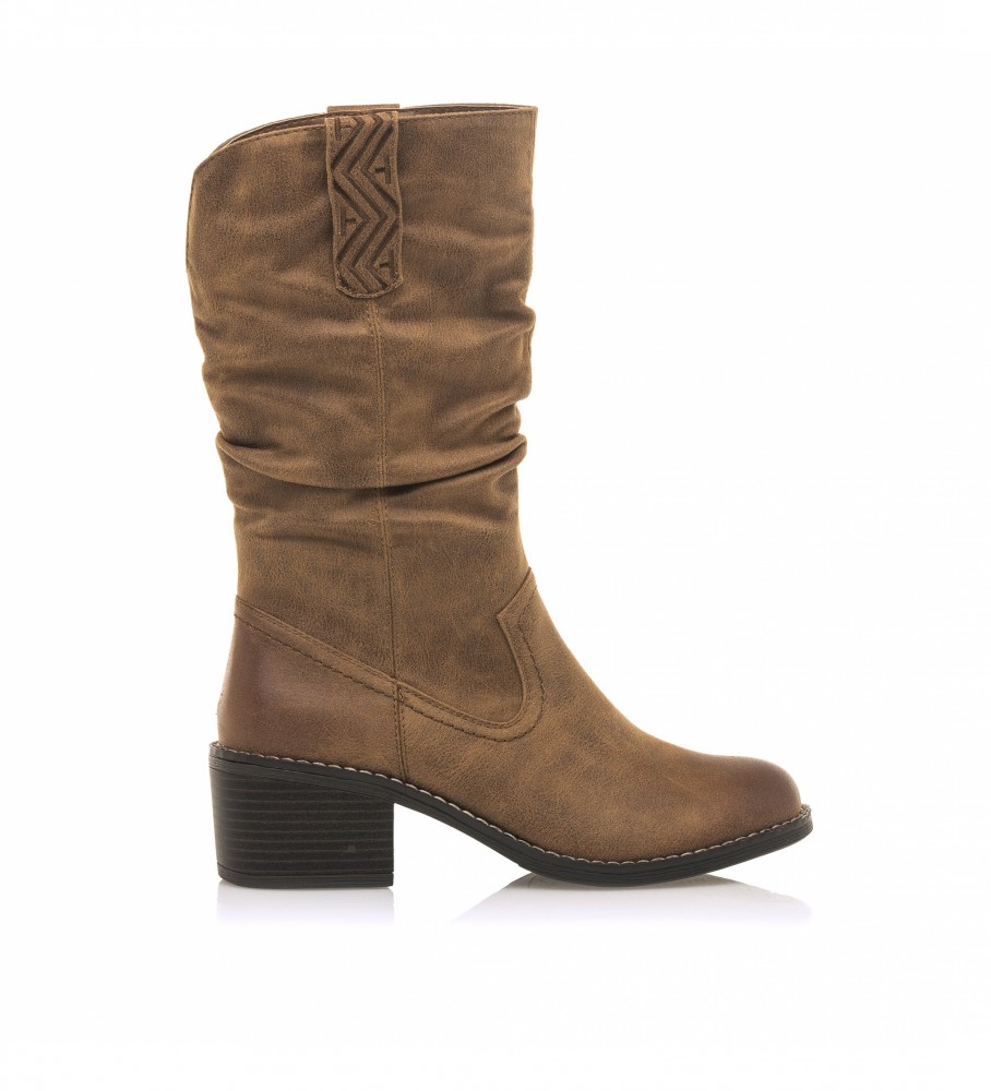 Botas de cowboy marrom Mustang