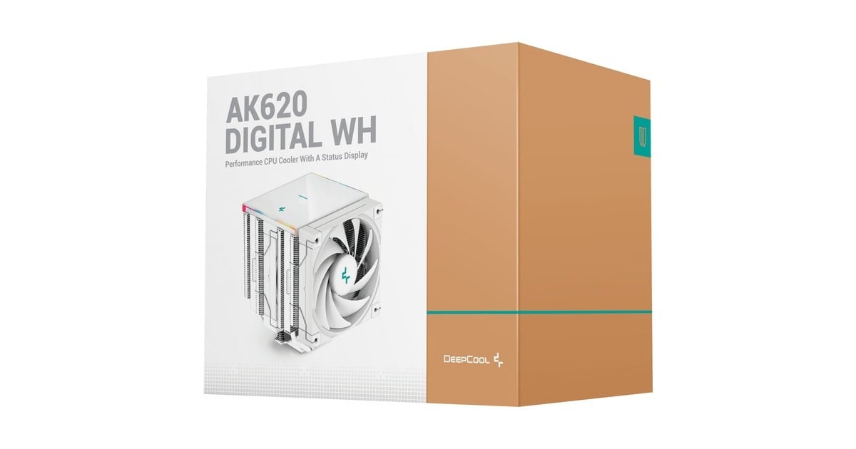 DeepCoolAK620 DIGITAL RGB CPU-koeler  (Wit)