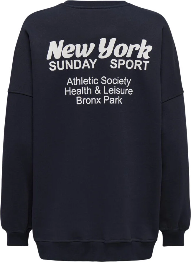 ONLY ONLDAZE L/S OVERSIZE PRINT O-NECK B Night sky/new york