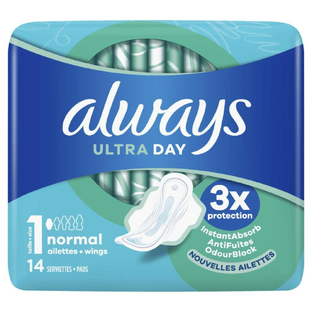 Always Ultra Day Normal Maandverband met Vleugels 14ST