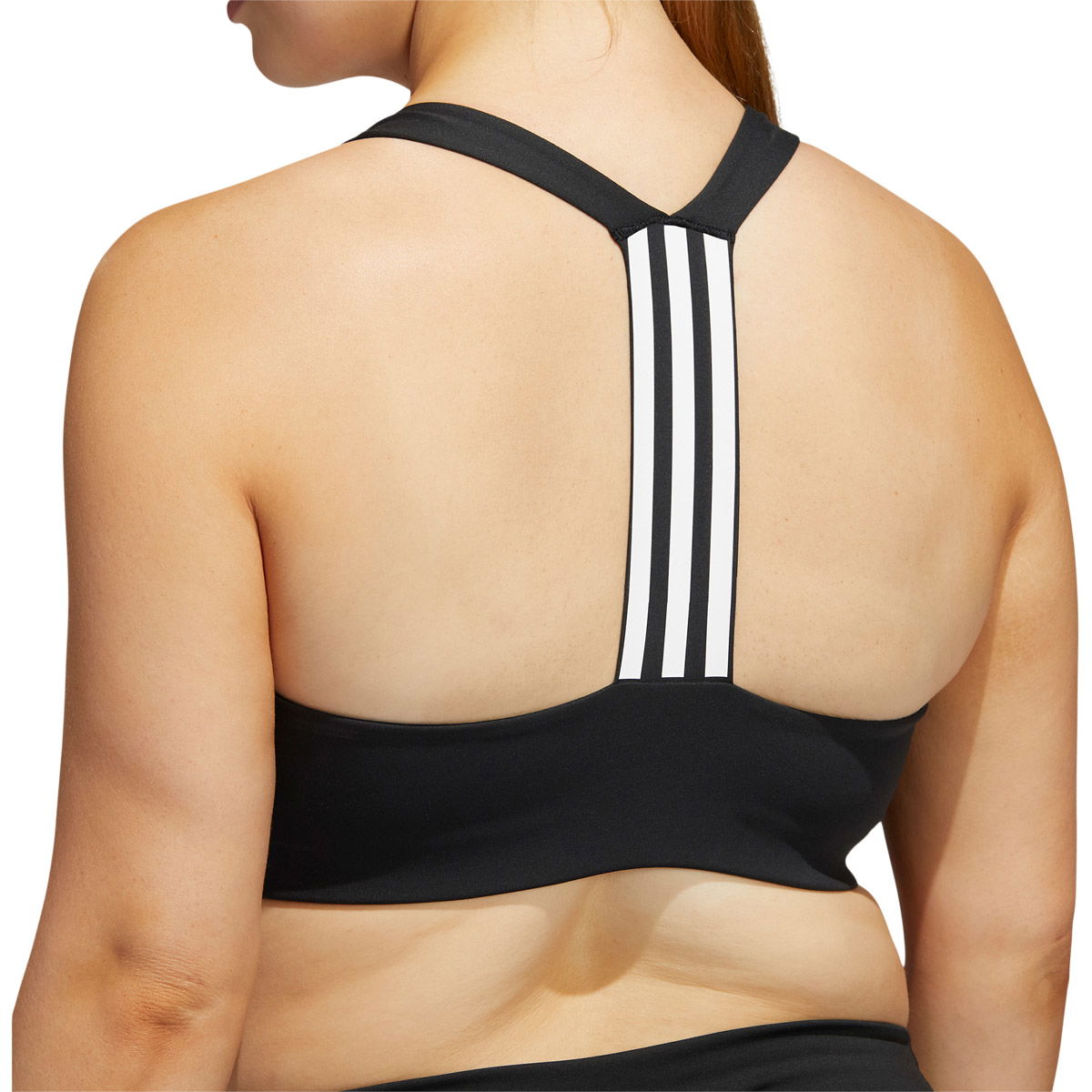 adidas Plus 3-Stripes Medium Support Sports BH Dame
