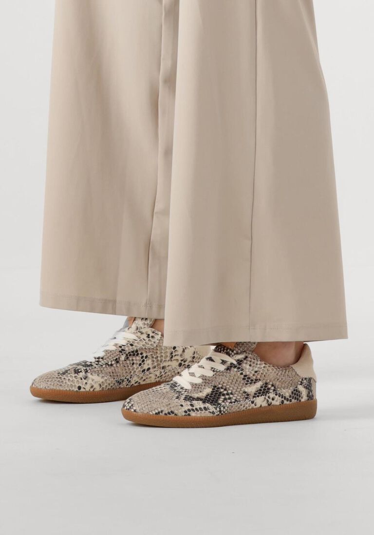 beige fred de la bretoniere lage sneakers pearl sign