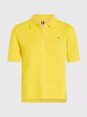 Polo Regular com Bordado de Bandeira da Coleção 1985